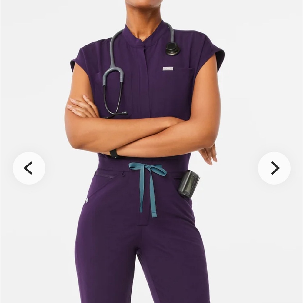 Figs Deep Purple Jumpsuit